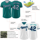 Custom Teal Gray-Navy Reversible Pullover Baseball Jersey Shirt