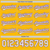 Custom Gold Purple Lightning Geometric Zigzag Reversible Pullover Baseball Jersey Shirt