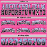 Custom Black Pink Fade Fashion Reversible Double Side Sublimation Basketball Set Jersey