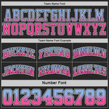 Custom Black Light Blue Fade Fashion Reversible Double Side Sublimation Basketball Set Jersey