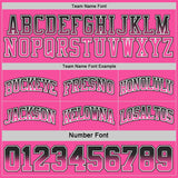 Custom Black Pink Fade Fashion Reversible Double Side Sublimation Basketball Set Jersey