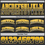 Custom Black Gold Fade Fashion Reversible Double Side Sublimation Basketball Set Jersey