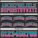 Custom Black Pink Fade Fashion Reversible Double Side Sublimation Basketball Set Jersey