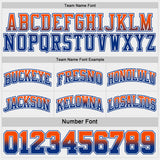 Custom Royal White Fade Fashion Reversible Double Side Sublimation Basketball Set Jersey