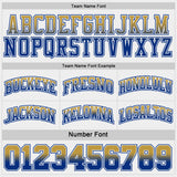 Custom Royal White Fade Fashion Reversible Double Side Sublimation Basketball Set Jersey