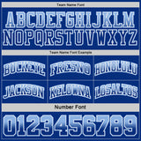 Custom Royal White Fade Fashion Reversible Double Side Sublimation Basketball Set Jersey