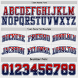 Custom Navy White Fade Fashion Reversible Double Side Sublimation Basketball Set Jersey