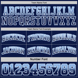 Custom Navy White Fade Fashion Reversible Double Side Sublimation Basketball Set Jersey