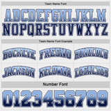 Custom Navy White Fade Fashion Reversible Double Side Sublimation Basketball Set Jersey