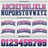 Custom Navy White Fade Fashion Reversible Double Side Sublimation Basketball Set Jersey