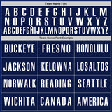 Custom Royal Navy-White Authentic Baseball Jersey
