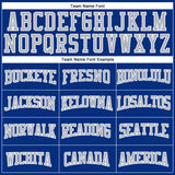 Custom Royal Gray-White Authentic Football Jersey
