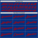 Custom Royal Red Authentic Throwback Basketball Jersey