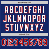 Custom Royal Red-White Authentic Baseball Jersey
