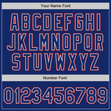 Custom Royal White-Red Authentic Baseball Jersey