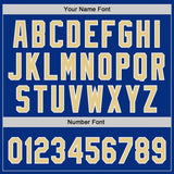 Custom Royal Vegas Gold-White Authentic Baseball Jersey