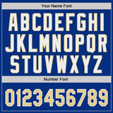 Custom Royal Vegas Gold-White Authentic Baseball Jersey