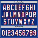 Custom Royal White-Red Authentic Baseball Jersey