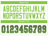 Custom Gray Neon Green-Navy Drift Fashion Football Jersey