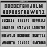 Custom Gray Black Sublimation Fade Fashion Soccer Uniform Jersey