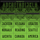 Custom Neon Green Black Sublimation Soccer Uniform Jersey