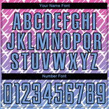 Custom Pink Light Blue-Black Lightning Sublimation Soccer Uniform Jersey