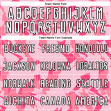 Custom Light Pink Black-Pink Abstract Geometric Pattern Sublimation Soccer Uniform Jersey