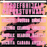 Custom Pink Black-White Splash Sublimation Soccer Uniform Jersey