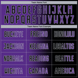 Custom Black Purple-Gray Sublimation Gradient Fashion Soccer Uniform Jersey