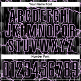 Custom Black Light Purple Lightning Sublimation Soccer Uniform Jersey