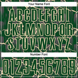 Custom Green Cream Lightning Sublimation Soccer Uniform Jersey