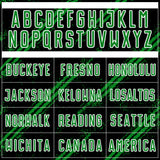 Custom Black Grass Green-White Abstract Fragment Art Splash Sublimation Soccer Uniform Jersey