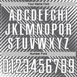 Custom White Steel Gray Line Sublimation Soccer Uniform Jersey