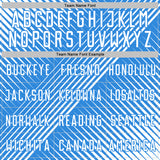 Custom White Powder Blue Line Sublimation Soccer Uniform Jersey