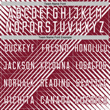 Custom White Crimson Line Sublimation Soccer Uniform Jersey