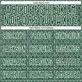 Custom Green Gray-White Geometric Arrow Sublimation Soccer Uniform Jersey