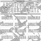 Custom White Steel Gray Curve Lines Sports Sublimation Soccer Uniform Jersey