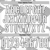 Custom White Steel Gray Curve Lines Sports Sublimation Soccer Uniform Jersey