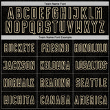 Custom Black Cream Geometric Shape Sports Sublimation Soccer Uniform Jersey