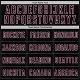 Custom Black Light Pink Geometric Shape Sports Sublimation Soccer Uniform Jersey