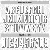 Custom White Steel Gray Geometric Shape Sports Sublimation Soccer Uniform Jersey