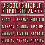 Custom Crimson Cream-Black Geometric Shape Sports Sublimation Soccer Uniform Jersey