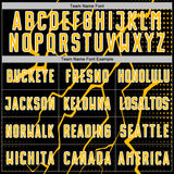 Custom Black Gold-White Lightning Sports Sublimation Soccer Uniform Jersey