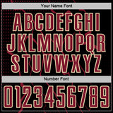 Custom Black Crimson-Cream Lightning Sports Sublimation Soccer Uniform Jersey