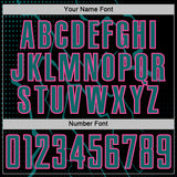 Custom Black Teal-Pink Lightning Sports Sublimation Soccer Uniform Jersey