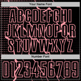 Custom Black Medium Pink Lightning Sports Sublimation Soccer Uniform Jersey