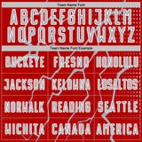 Custom Red Gray-White Lightning Sports Sublimation Soccer Uniform Jersey