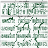 Custom White Green Lightning Sports Sublimation Soccer Uniform Jersey