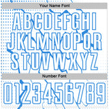 Custom White Powder Blue Lightning Sports Sublimation Soccer Uniform Jersey