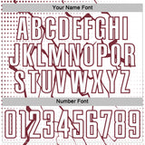 Custom White Burgundy Lightning Sports Sublimation Soccer Uniform Jersey